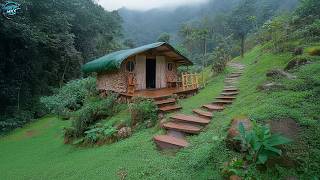 Handcrafting a Fully Functional Wooden House in the Wilderness!