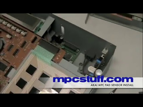 Akai MPC Pad Sensor Install MPCstuff.com 