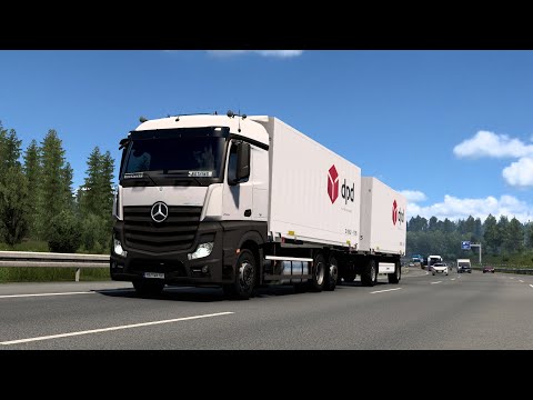 ETS2 1.40 Mercedes Actros MP4 Kiel - Düsseldorf