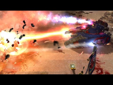 Unification Mod 2021: Crimson Fists vs Chaos Space Marines vs Eldar vs Orks - WH 40K: DOW: Soulstorm