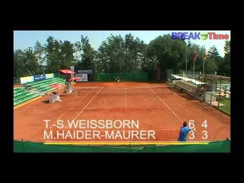 Weissborn vs. Haider-Maurer ÖTV Staatsmeisterschaften 2012 @ BREAKtime 1/2