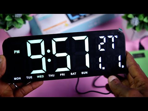 GH 0707 Digital LED Alarm Clock | Review and Settings