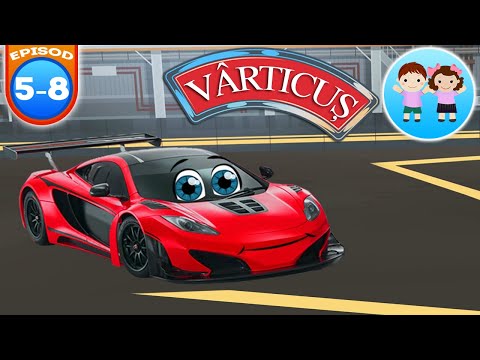 Din ce piese se construiesc masinile - Varticus Masina de Curse (episoadele 5-8) - Desene animate
