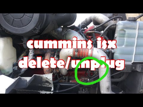 Cummins isx egr unplug/ egr delete free