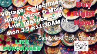 Could this Live Vintage Sale change your life? Tune in to find out | Mar 9 @11:30am et(8:30am)