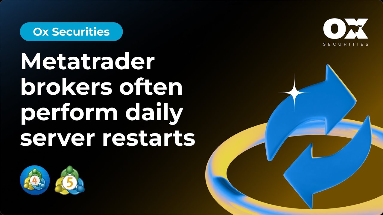 Metatrader brokers often </br>perform daily server restarts