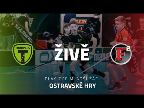 LIVE - Mladší žáci vs. Florbal Vsetín | čtvrtfinále | Ostravské hry