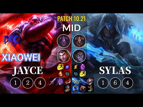 DMO Xiaowei Jayce vs Sylas Mid - KR Patch 10.21