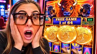 THE MOST MONEY I'VE EVER WON On Buffalo At The World's LARGEST Casino!