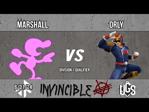 Invincible VIII - Division 1 Qualifier - Marshall(Mr Game and Watch) Vs. ORLY(Captain Falcon)