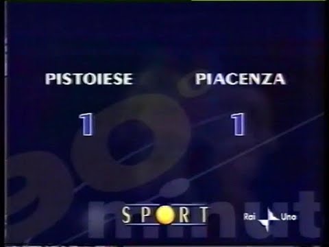 SERIE B 2000/2001: PISTOIESE - PIACENZA 1-1