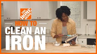 How to Clean an Iron | Cleaning Tips | The Home Depot