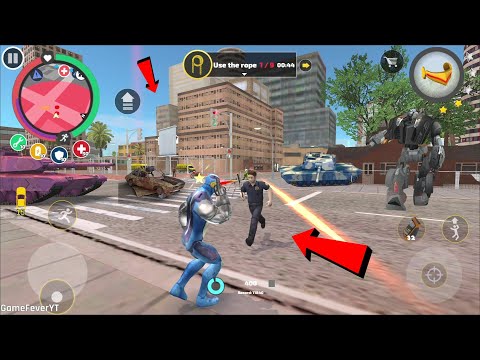 Rope Hero Vice Town (Rope Hero with eye Laser) Revenge of Rope Hero - Android Gameplay HD