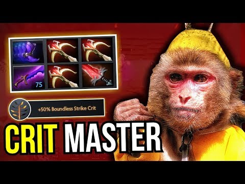 CRIT MASTER - Monkey King 3x Daedalus WTF Build 7.09 Dota 2 | Upside Down 58