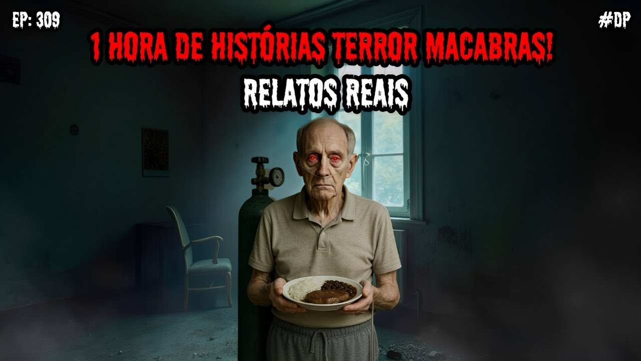 1 HORA DE TERROR - 4 RELATOS REAIS | EP.309 #dp