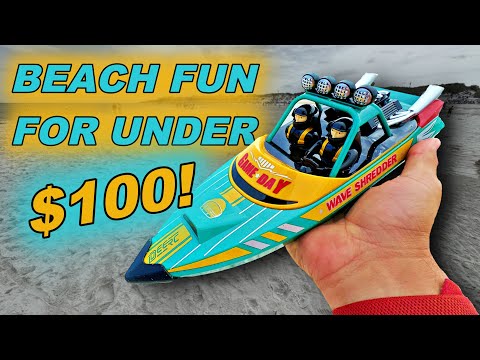 DEERC Brushless RC Jet boat Under $100 Salt Water RC Boat