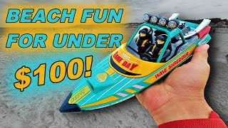 DEERC Brushless RC Jet boat Under $100 Salt Water RC Boat