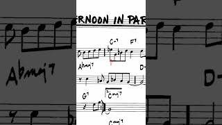 Afternoon In Paris - Jazz Lead Sheet