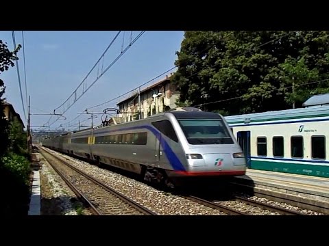 Milano-Chiasso, Merci ed Eurocity a Camnago Lentate