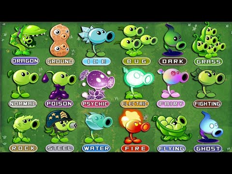 PvZ 2 Challenge - Every PEA Plants Battlez vs Team Modern Day Zombies - Who Will Win?