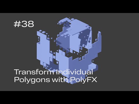 Cinema 4D Quick Tip #38 - Transform Individual Polygons with PolyFX (Project File on Patreon)