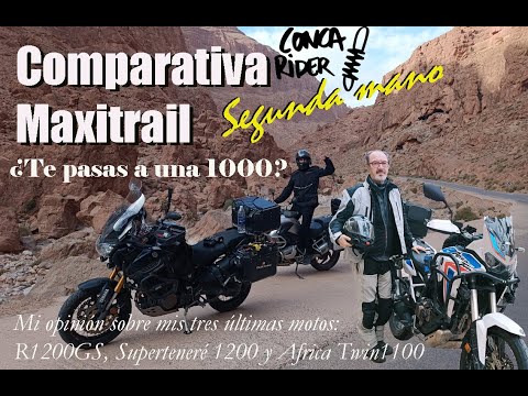 Comparativa Maxitrail 2ªmano. R1200GS, Supertenere, Africa Twin