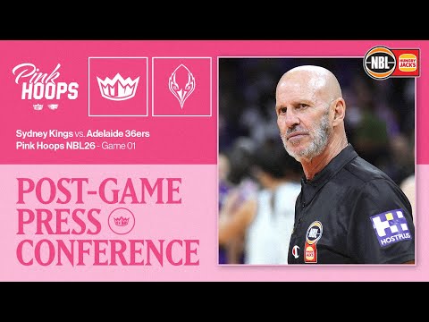 Brian Goorjian Press Conference vs Adelaide 36ers Round 18 NBL26