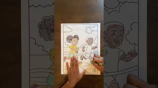 Ready, Set, Go! 🏃🏾‍♂️🏃🏾‍♀️ Free Running & Fitness Coloring Page!
