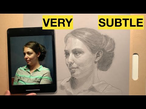 Portrait Drawing: Finishing Up (Vitruvian Studio)
