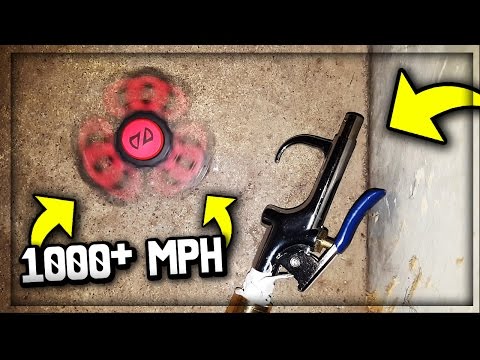 1000+ MPH FIDGET SPINNER EXPERIMENT!