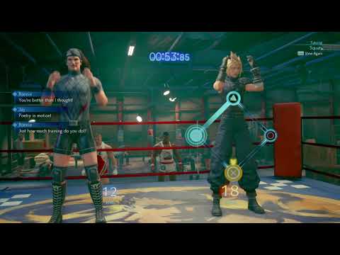 Final Fantasy VII Remake - Squat Challenge perfect run - Sultan of Squat trophy