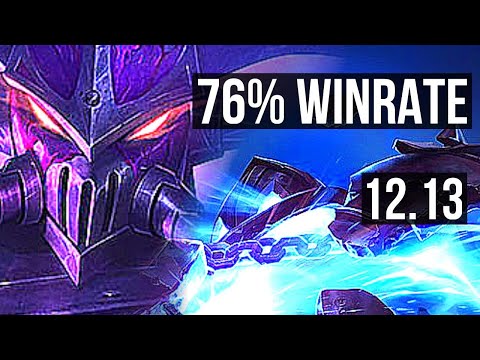 KASSADIN vs XERATH (MID) | 76% winrate, 5/0/5 | NA Master | 12.13