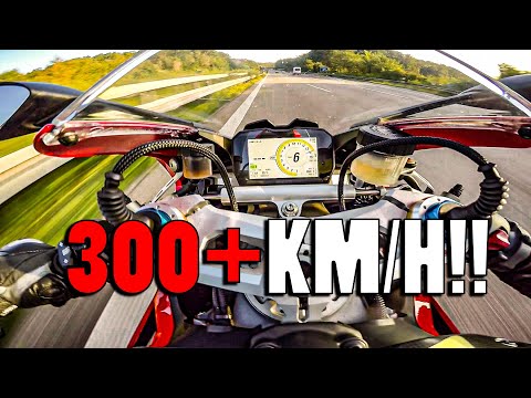 DUCATI PANIGALE V4S TOPSPEED AUF DER AUTOBAHN