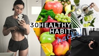 30 Healthy Habit Hacks except the one about no coffee =)
