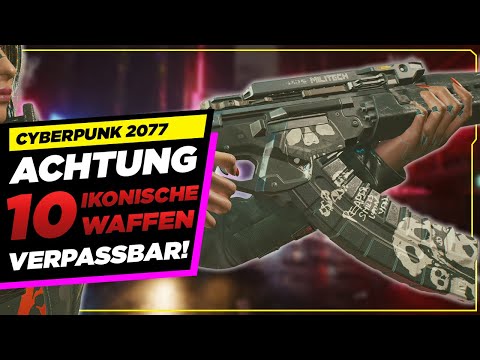 🔫 IKONISCHE WAFFEN in der OPEN WORLD 🔫 Cyberpunk 2077 alle ikonische Waffen in der Open World