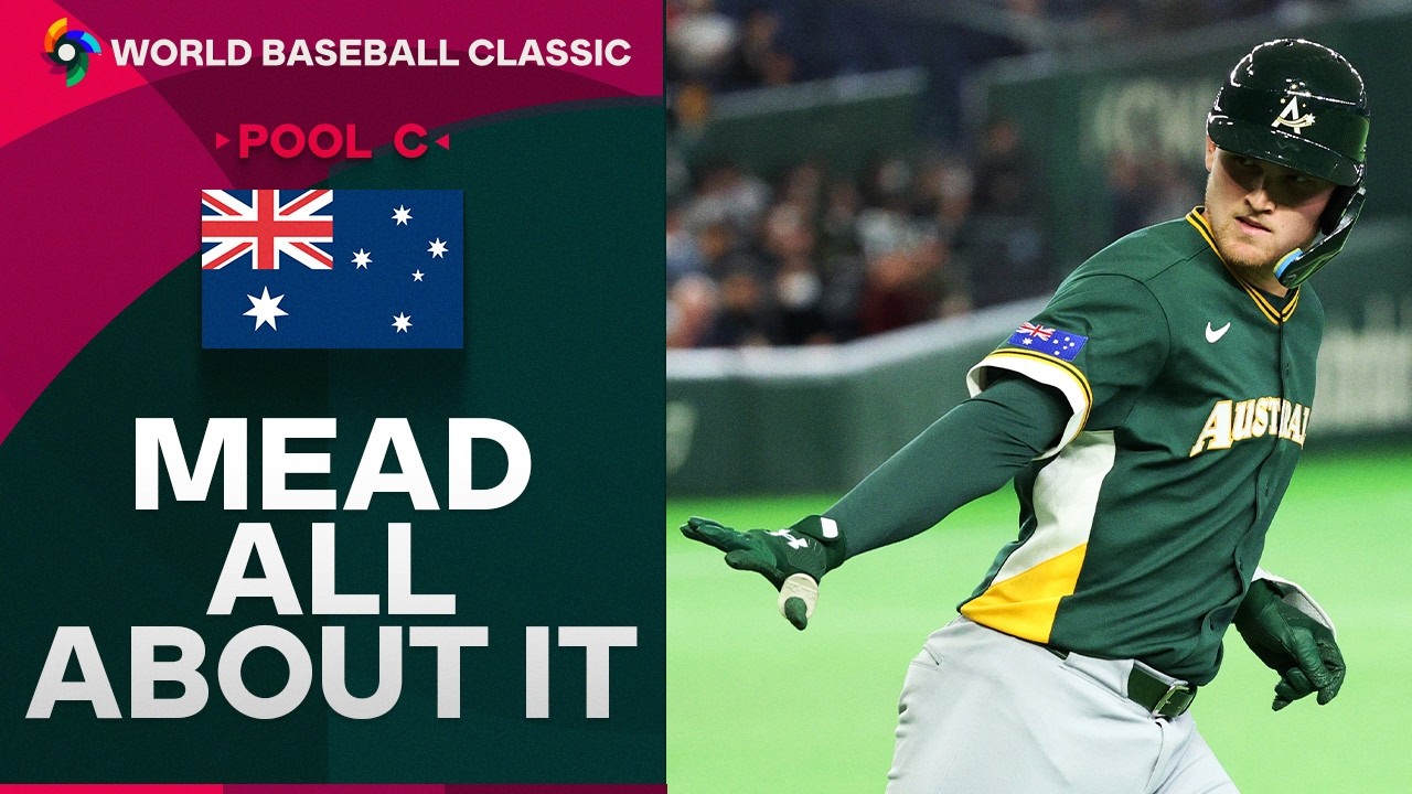 Curtis Mead CRUSHES a three-run home run for Team Australia 🇦🇺 World Baseball Classic Highlights