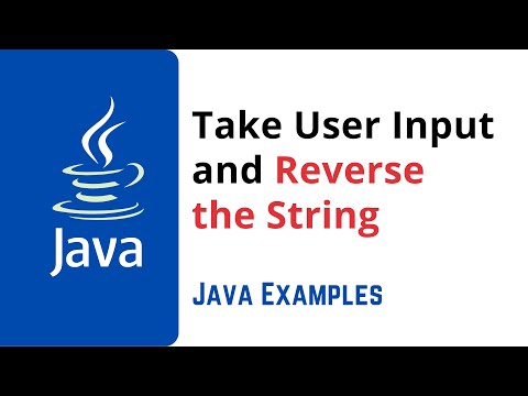 Take User Input And Reverse The String Java Coding Help