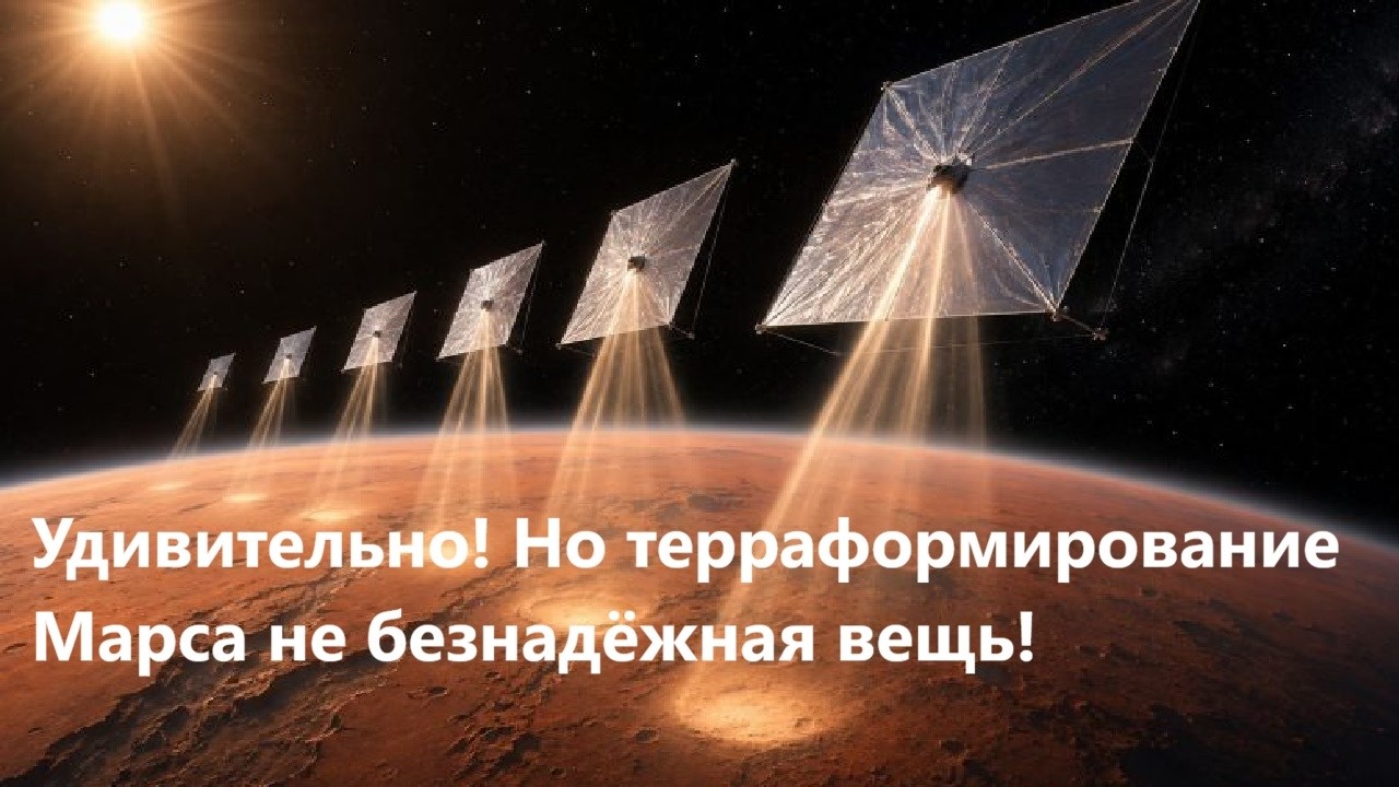 Удивительно! Но терраформирование Марса не безнадёжная вещь!
