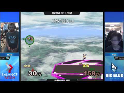 NGPU 46 SSBM - Kalvar (Marth, Fox) vs. Rasen (Sheik) - Melee LQF