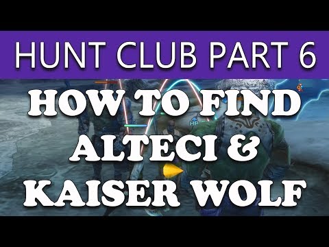 Final Fantasy XII The Zodiac Age How to Find ALTECI & KAISER WOLF RARES - The Hunt Club Part 6