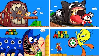 Mario&#39;s Maze Collection SEASON 2 (ALL EPISODES TRAIN EATER) | Game animation