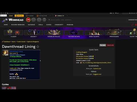 Feral TWW Season 1 Crafting & Gear Guide