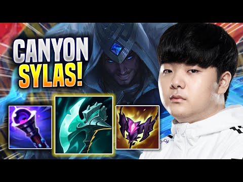 CANYON LITERALLY GOD MODE WITH SYLAS! - DK Canyon Plays Sylas JUNGLE vs Sejuani! | Preseason 2023