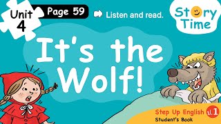 It's the Wolf! (Story Time)︱ English for Kids ︱Unit 4 Page 59