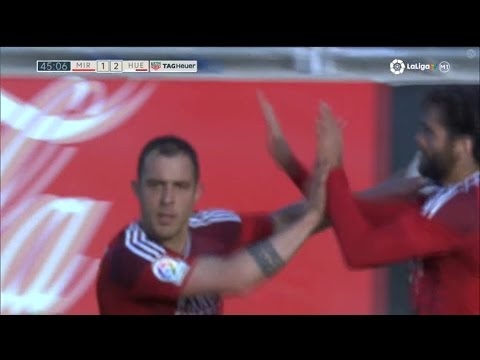 GOL DE URKO VERA. Mirandés 1 vs Huesca 2