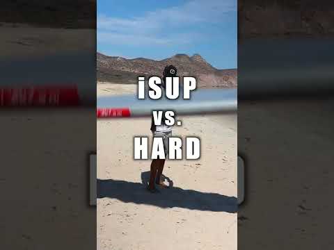 iSUP vs. HARD | Which paddle board is more durable? #shorts