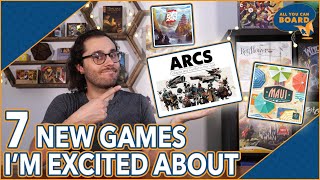 7 NEW GAMES I'm Excited About | May 2022 | ARCS, Maui, Twilight Inscription (& More!)