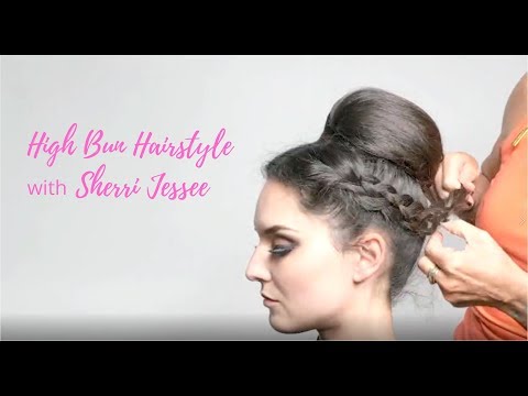 High Bun Hairstyle Tutorial with Hair & Makeup Artist Sherri Jessee | Pageant Planet