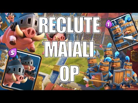 È TORNATO! IL DECK PIÙ SOLIDO CON I MAIALI ROYALE *ez win vs arcox, logbait e pekka* ClashRoyaleITA