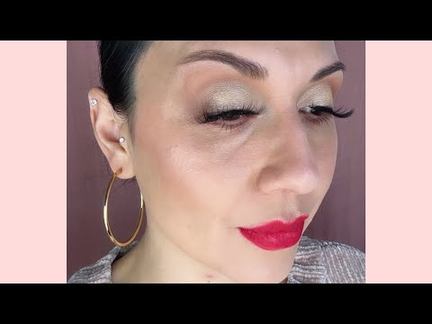 MAQUILLAJE CON LABIOS ROJOS-Bren EsAv